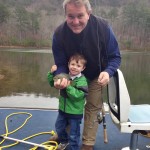 Fishing with Dad at the lake